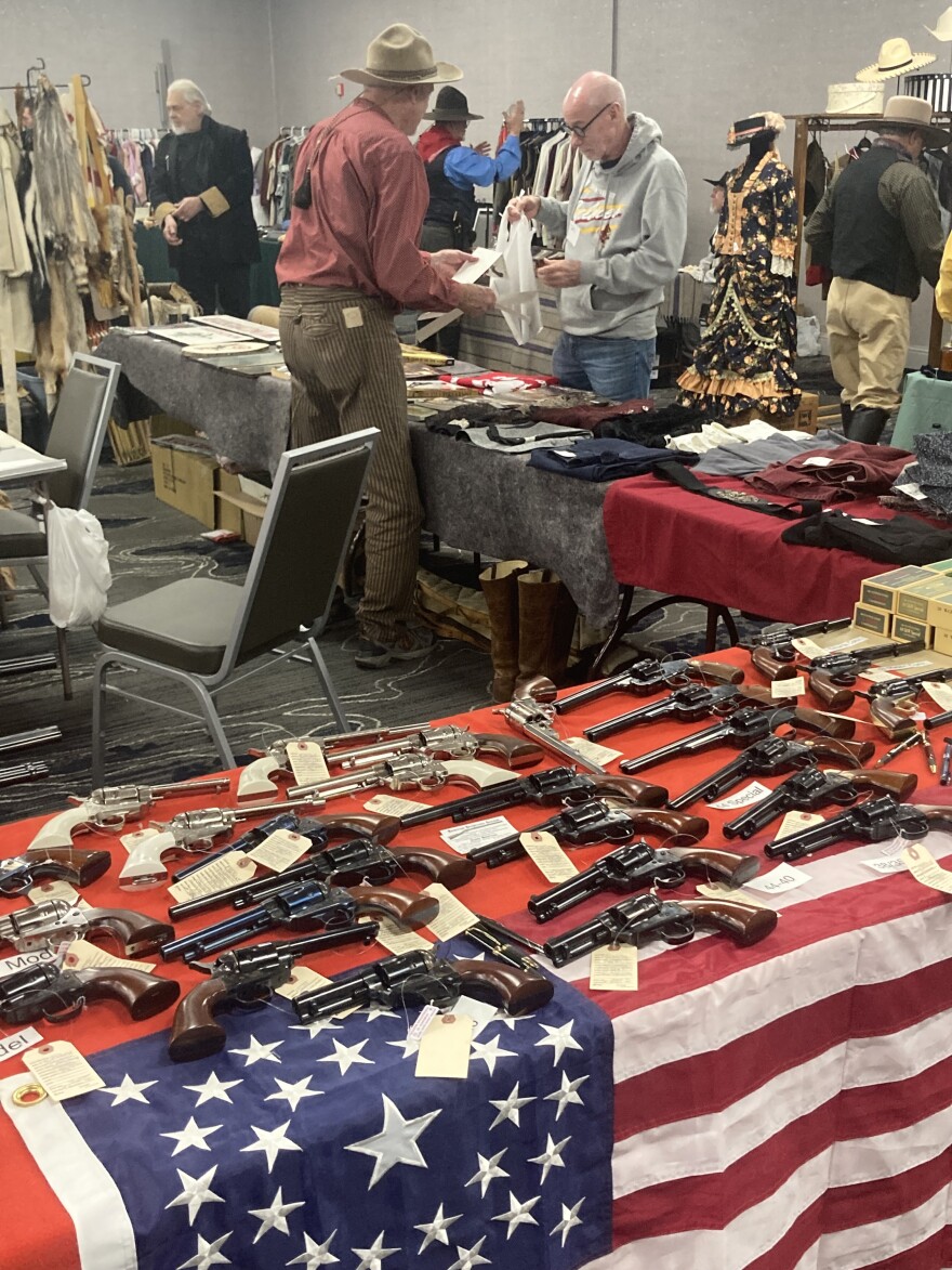 There will be 50 tables of Old West memorabilia at the national convention this weekend at Doubletree by Hilton, 111 E. 2nd St., Davenport.
