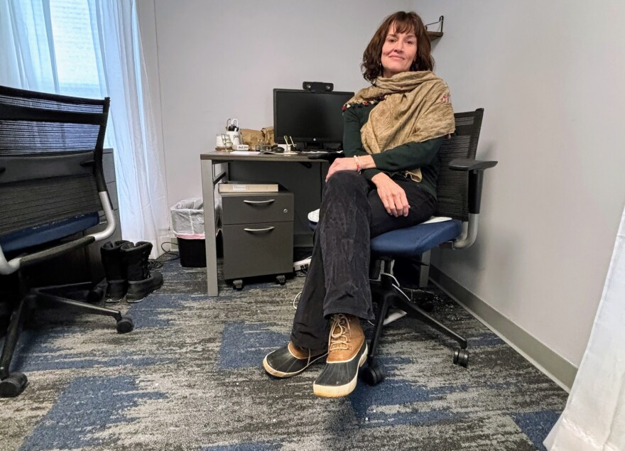 Mandy Lancaster, director of youth services at Waypoint, says housing alone isn't enough to help homeless youth secure safe housing. It also requires building relationships and trust.