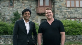 Shyamalan, left, and Sparks, right, almost collaborated in the late 1990s on adapting Sparks' The Notebook. Nearly three decades later, they've joined forces for the first time on the book and film project Remain.