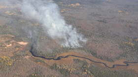 Forest Service photo of the Black River Fire taken from aircraft working the incident.