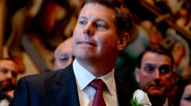 House Speaker Dean Plocher, R-Des Peres, listens into media questions on Wednesday, Jan. 4, 2023, during the first day of the legislative session at the Missouri State Capitol in Jefferson City.