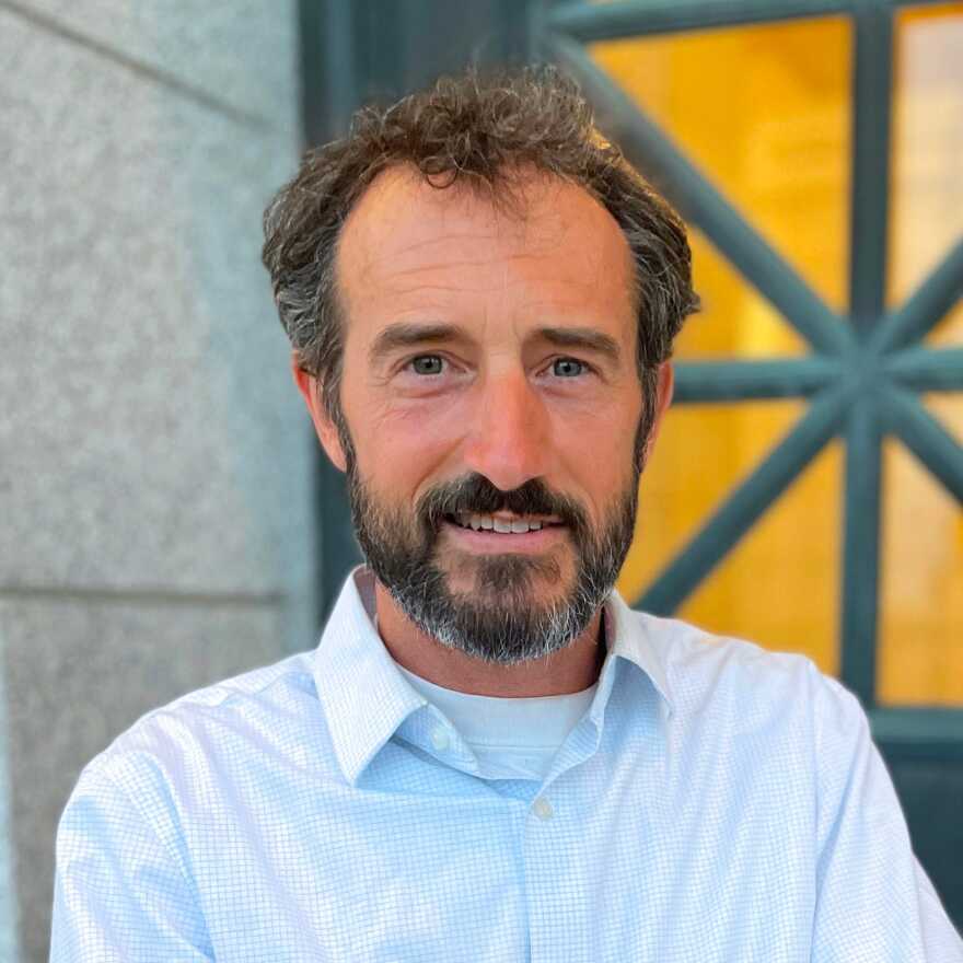 A headshot of Patrick Belmont