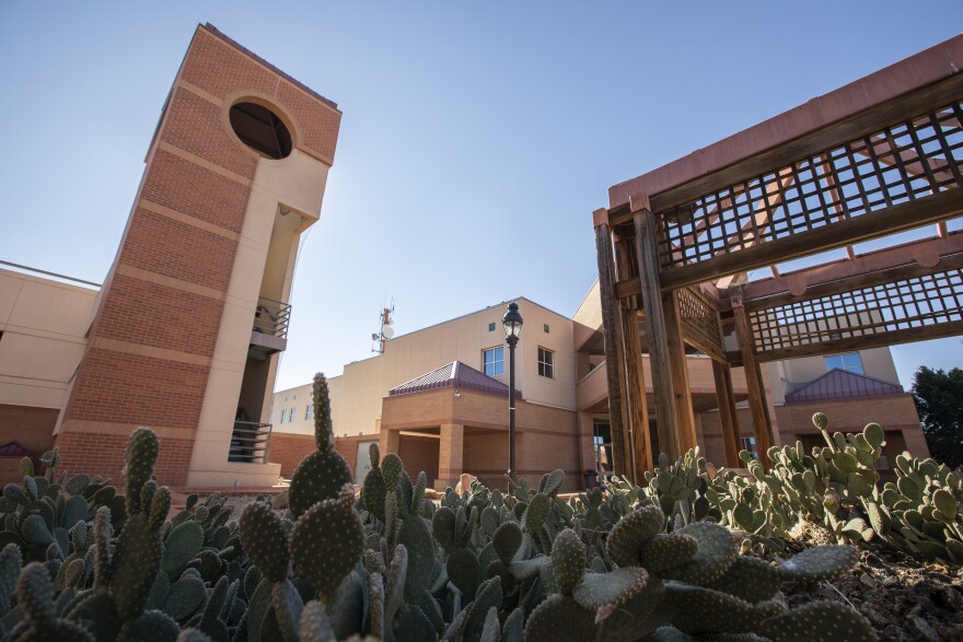 Afternoon view of the downtown public City Hall and Civic Center of Glendale, Arizona