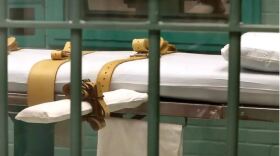  Interior of the Texas death chamber. 