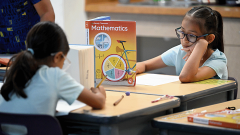 New Mexico Public Education Department officials presented new assessment data to state lawmakers on Sept. 23, 2026, showing significant gains in reading and literacy over the last year, modest gains in math and stagnant results in science. Pictured above: students at Valley View Elementary School in Las Cruces.