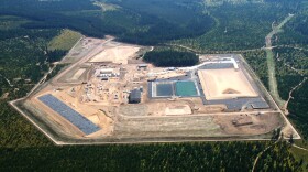 Drilling began at the Eagle Mine this past September. This aerial photo was taken in September of 2011.