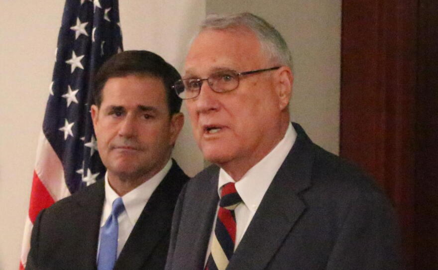 Arizona Sen. Jon Kyl and Gov. Doug Ducey