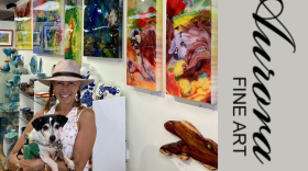 Aurora Kahelelani Aguirre is a Hawaiʻi-born painter who resides on Maui.