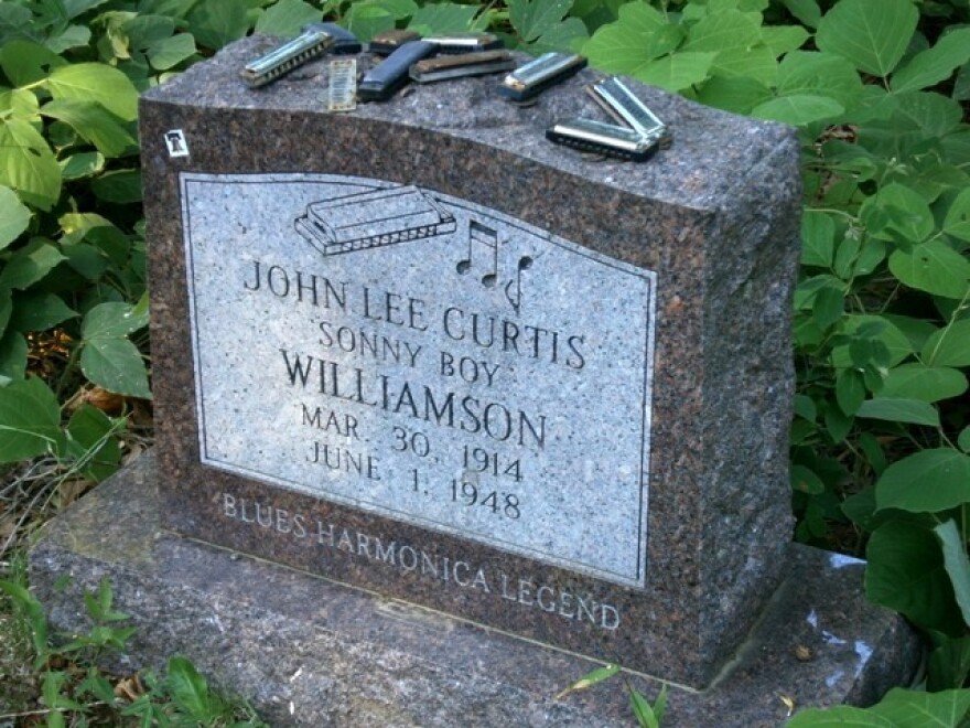 John Lee "Sonny Boy" Williamson's gravesite near Jackson, Tennessee