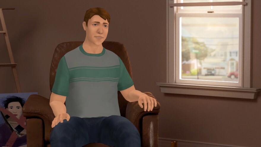 In the game, you play Jesse, who visits his friend Travis and learns that Travis is failing his classes at school, drinking alcohol, and no longer finds fulfillment in painting.
