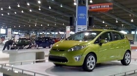 A 2011 Ford Fiesta is on display at the International Auto Show