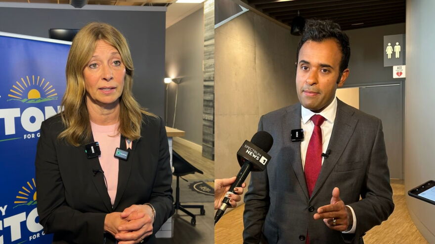 Amy Acton (D) and Vivek Ramaswamy (R) are running for Ohio Governor.