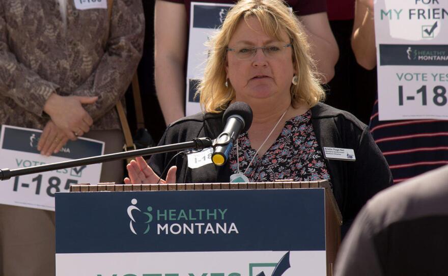 Kristin Page-Nei, government relations director of the American Cancer Society in Montana, was one of the authors of measure I-185, which would raise state taxes on cigarettes and other tobacco products.