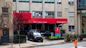 The emergency room entrance to Grant Medical Center in downtown Columbus.