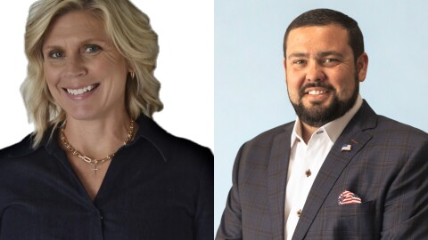 Julie Bickelhaupt (left) and Dillan Vancil.