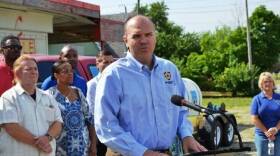 Newly-appointed police chief Troy Riggs, seen here while serving as public safety director in July.
