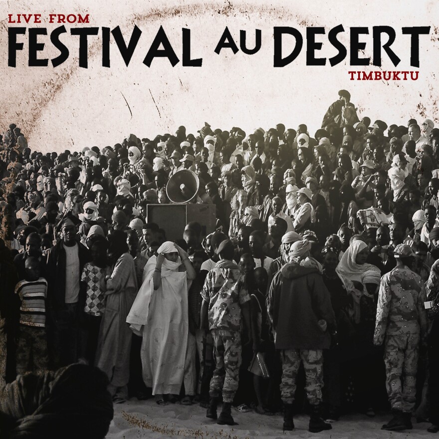 Tracks on a new live album of music recorded at the Festival au Desert include performances by Canadian-Indian singer Kiran Ahluwalia (backed by desert blues band Tinariwen), Afropop legend Habib Koite, Timbutku singer Khaira Arby and Touareg rock group Tartit.