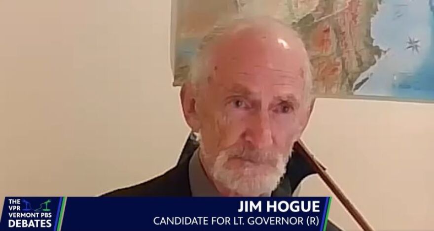 Jim Hogue is one of five candidates seeking the Republican nomination for lieutenant governor.