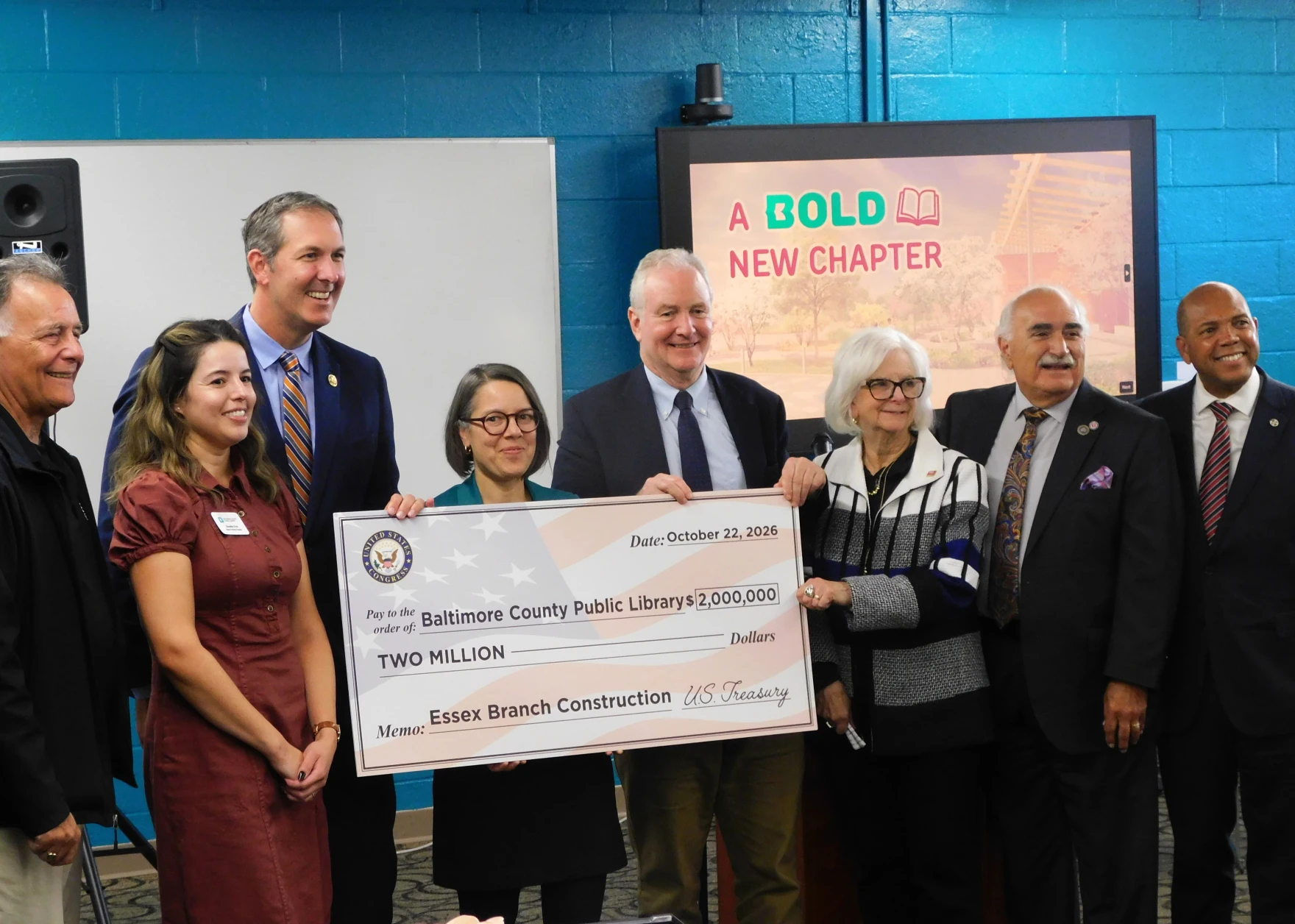 Maryland’s federal delegation secures $2M for new Essex Library, voters to decide on remaining $58M