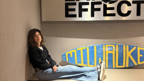 Filmmaker Faith Kohler in WUWM's Lake Effect studio.