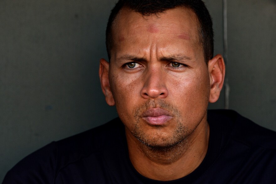 Yankees third baseman Alex Rodriguez in September of 2013 in Baltimore, Maryland.