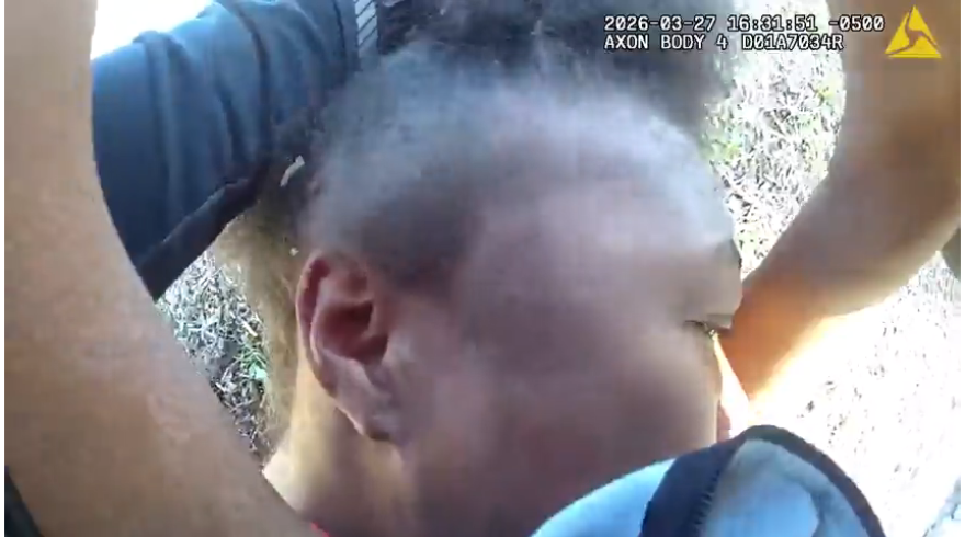 Springfield Officer Walter body camera footage during the arrest March 27, 2026