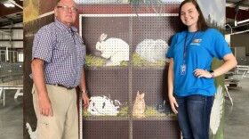 John Yancik, president of the Montgomery County Agricultural Society and Taylor Thomas, Junior Queen of the Montgomery County Fair, expect a large turnout this year. 