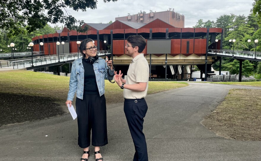 Charlotte Wilson with Chris Shiley, President of SPAC