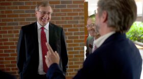 University of Florida president Ken Fuchs during his time as a candidate for the job. Photo courtesy of UF.