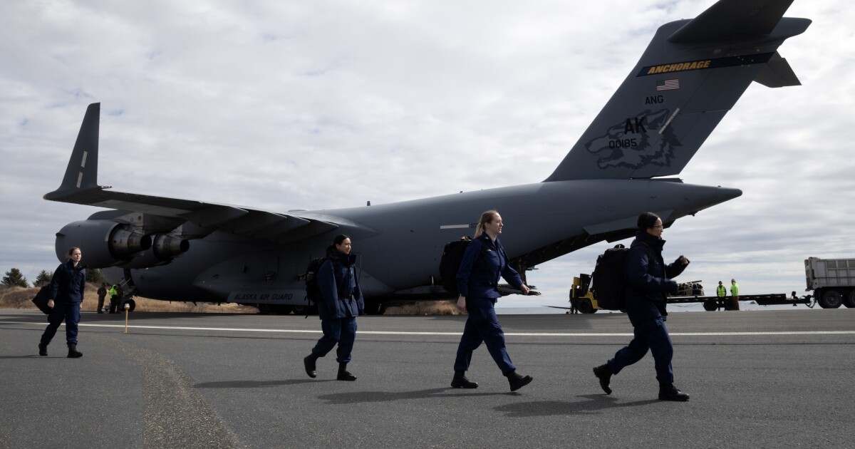 Air Force, National Guard and other military members land in Kodiak for Arctic Care 2026
