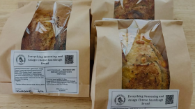 Some of Homayra Quoreshi's sourdough loaves she can now sell online.