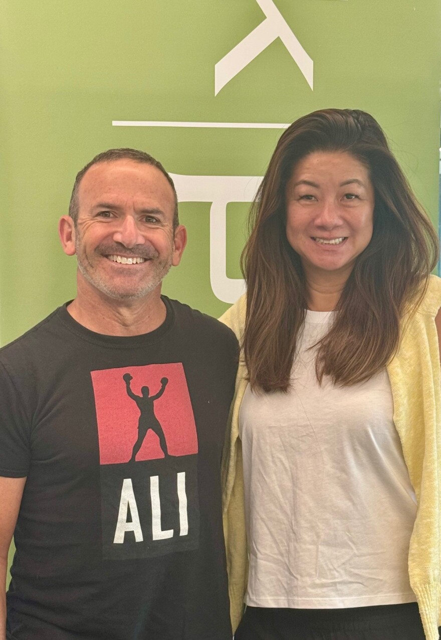 Park City Community Foundation Executive Director Joel Zarrow and board member Eyee Hsu