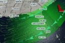 Synoptic scenario over the next few days.