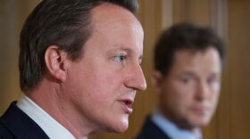 A letter from British Prime Minister David Cameron (left) states that "the Government has not banned prisoners' access to books."
