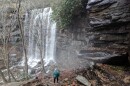 Hikers traverse the Glen Onoko Falls Trail before it was shut down by the Pennsylvania Game Commission in 2019.