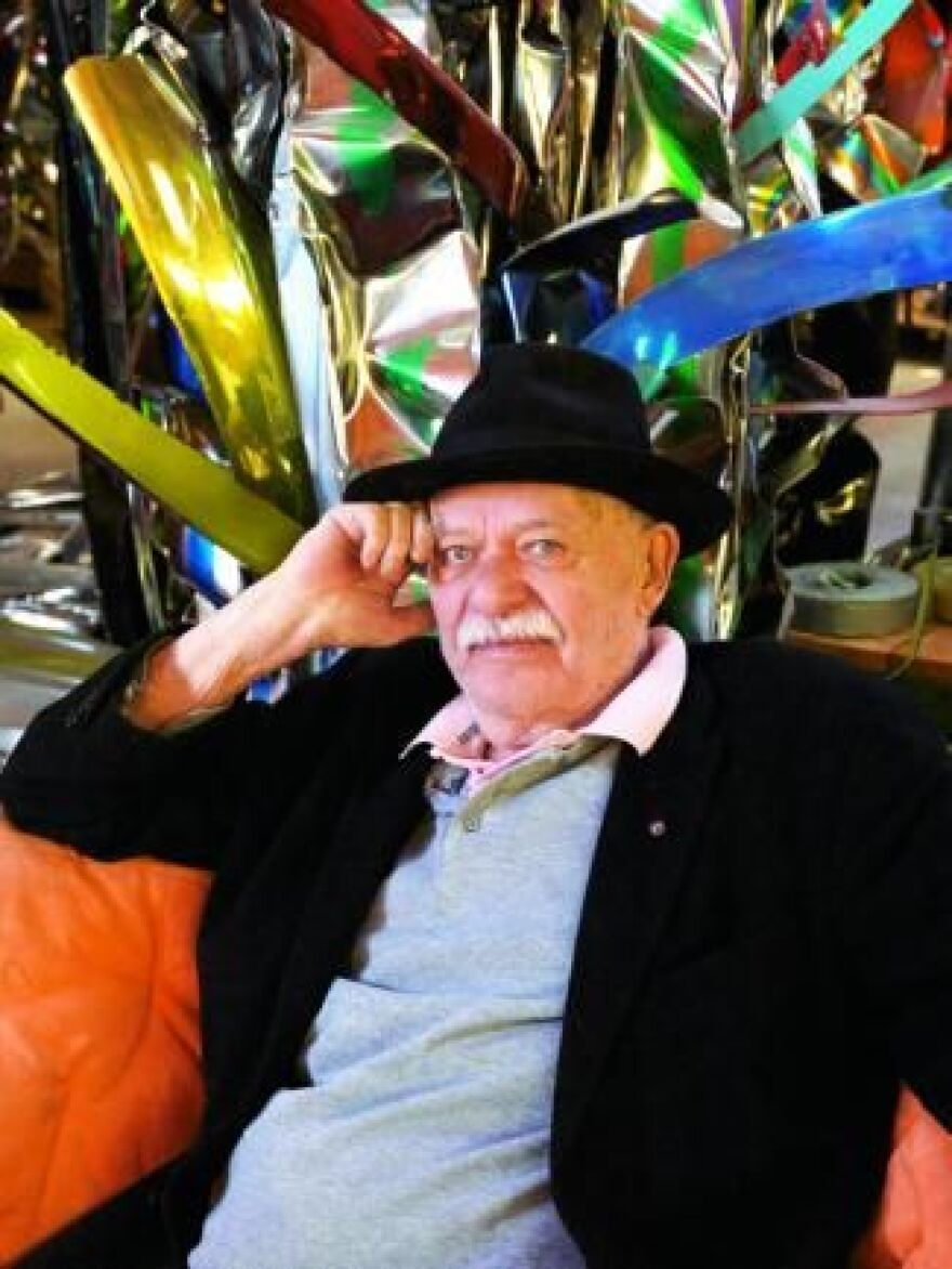 Sculptor John Chamerlain