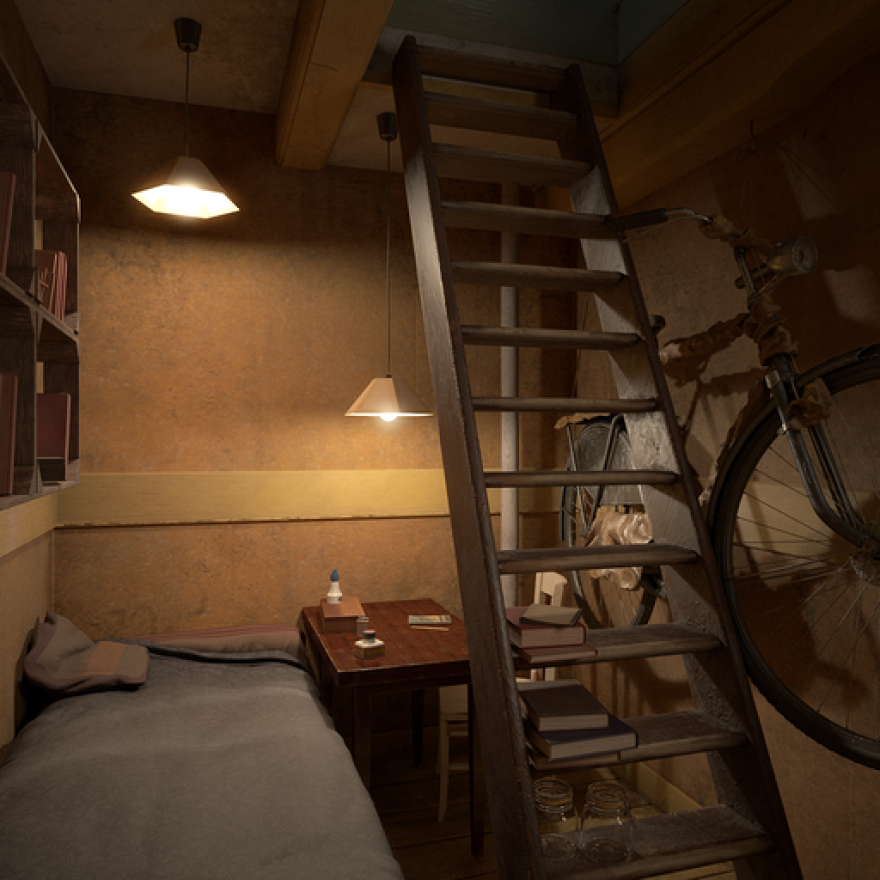 Anne Frank's family and four other people hid in an annex of a building in Amsterdam for more than two years before they were captured by Nazis.