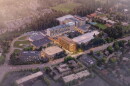 Concept drawing of the new hospital tower dedicated to women’s health that will be built on the Providence St. Vincent campus in Washington County. The hospital will be made with a $1.1 billion pledge from Nike founder Phil Knight and his wife Penny Knight.