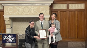 Left to Right-Lexington Mayor Linda Gorton-Walker Bueller-McKenzie Bueller-Finley Bueller