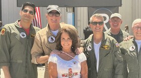 KathyJo Rushing first met her husband Chris, who was killed in an accident at the Reno Air Races earlier this month, in Camarillo