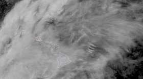 NOAA imagery of the Hawaiian Islands on Apr. 9 at 4:51 p.m.