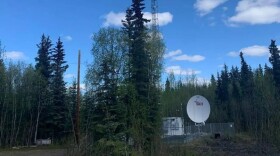 a cellular tower outside