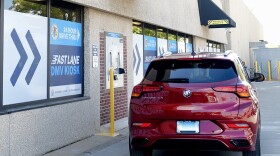 A drive-through kiosk in Springfield.
