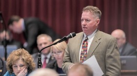 State Rep. Michael O'Donnell speaks on the Missouri House floor earlier this year.