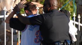 young man under arrest