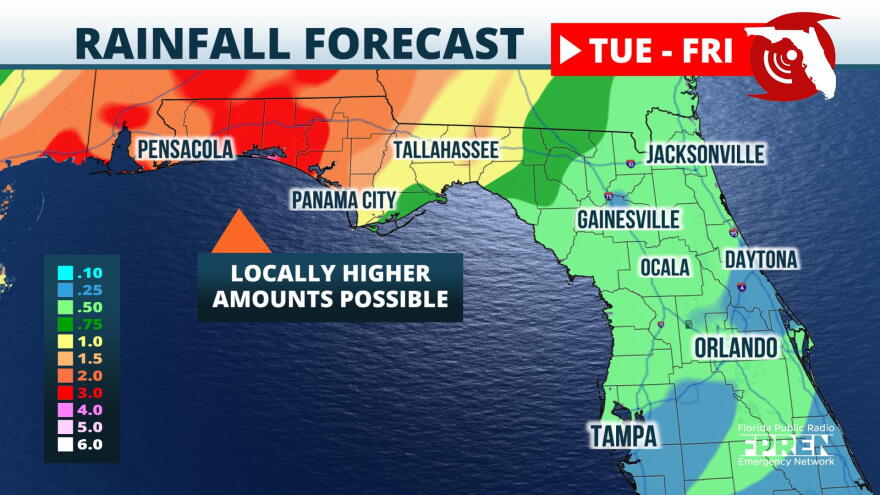 Heavy Rain for the Panhandle