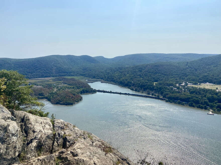 View of the Hudson River from Bear Mountain.