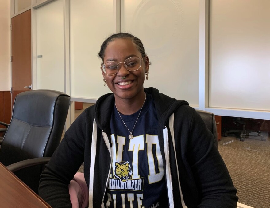 Virgie Toliver's got her first two years of college credit thanks to attending Dallas ISD's Lincoln High School and its Early College High School program. At least 65,000 Texas students take advantage of similar programs statewide.