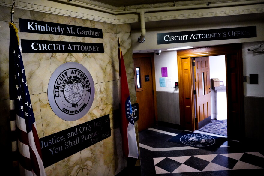 The entrance to the St. Louis Circuit Attorney’s Office on Tuesday, May 16, 2023, at the Mel Carnahan Courthouse in downtown St. Louis.
