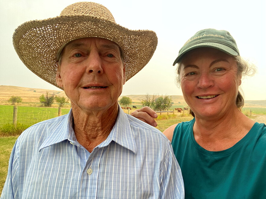 Randall Shinn (left) and Mickey Steward own Seacross Ranch in Lodge Grass